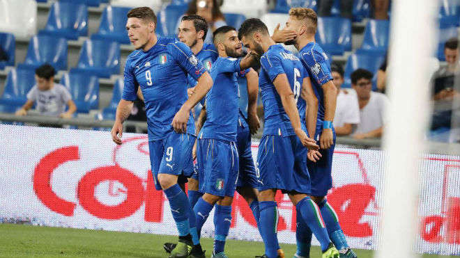 Italia tiếp tục bám đuổi TBN nhờ chiến thắng tối thiểu trước Israel